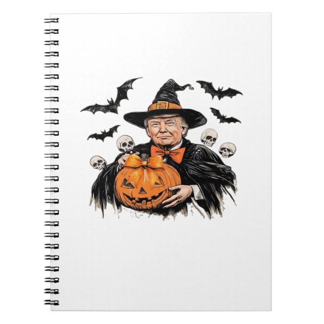 Halloween Spooky Pumpkin Notizblock (Vorderseite)