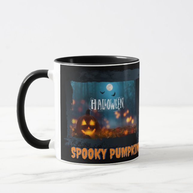 HALLOWEEN SPOOKY PUMPKIN TASSE (Links)