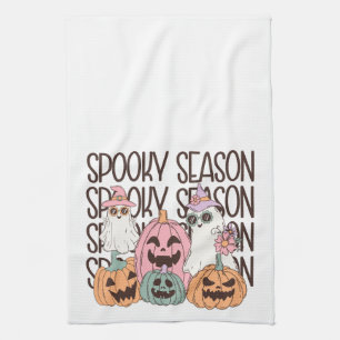 Halloween Spooky Season Geschirrtuch