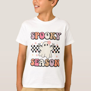 Halloween Spooky Season Ghost Peace Costume Frauen T-Shirt