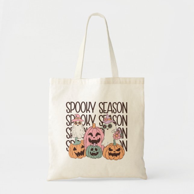 Halloween Spooky Season Tragetasche (Vorne)
