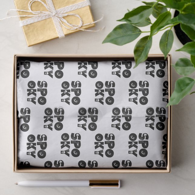 Halloween spooky  seidenpapier (Geschenk)
