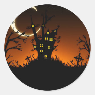 Halloween Spooky Silhouetten Sticker