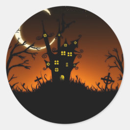 Halloween Spooky Silhouetten Sticker