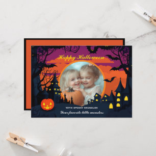 Halloween Spooky Snuggle Castle Karte