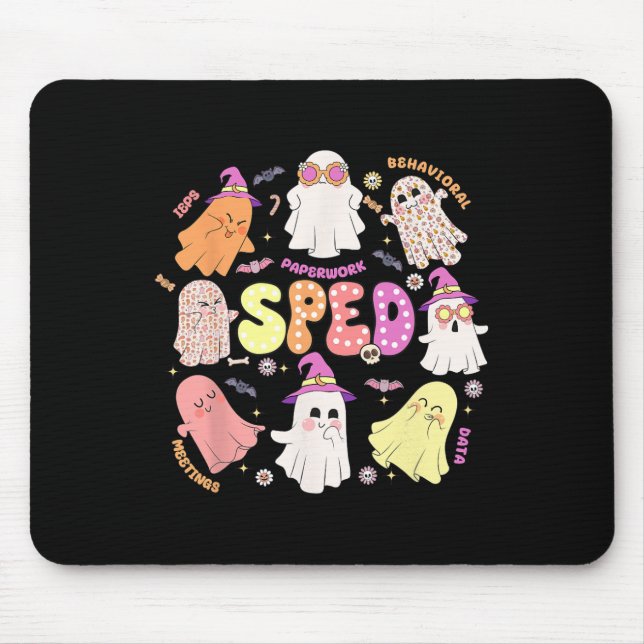 Halloween Spooky Special Bildung Team Mousepad (Vorne)