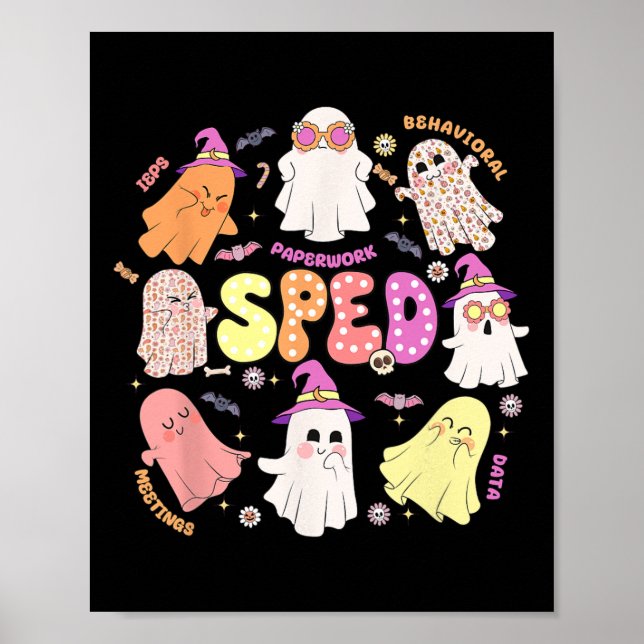 Halloween Spooky Special Bildung Team Poster (Vorne)