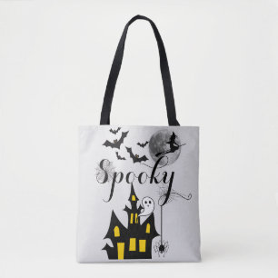 Halloween Spooky Spider Fledermäuse mit Spuk Haus