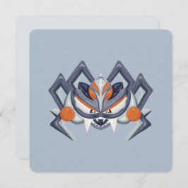 Halloween Spooky Spider / König von Kürbis Einladung