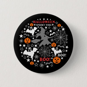 Halloween Spooky Time Button