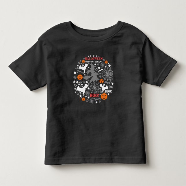 Halloween Spooky Time Kleinkind T-shirt (Vorderseite)