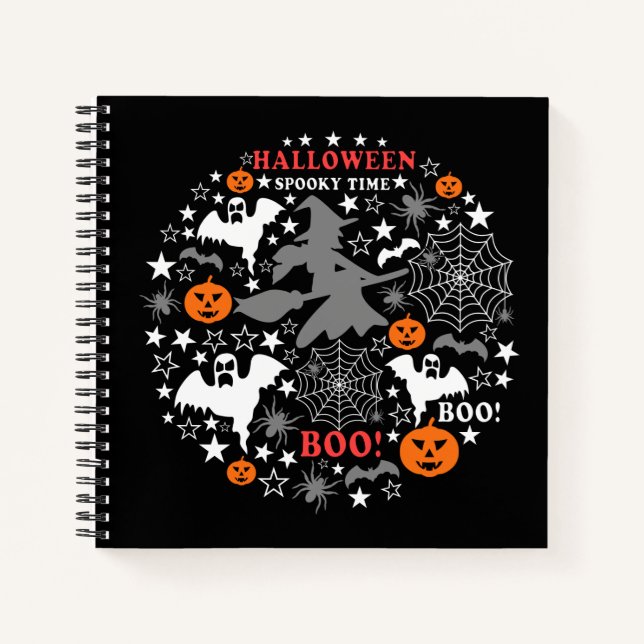Halloween Spooky Time Notizbuch (Vorderseite)