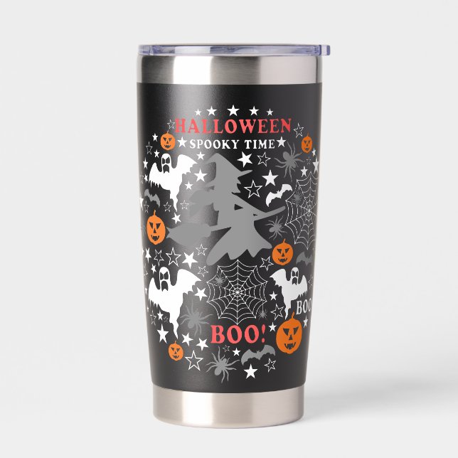 Halloween Spooky Time Thermobecher (Links)