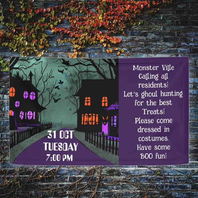 Halloween Spooky Town Community Family Banner (Von Creator hochgeladen)
