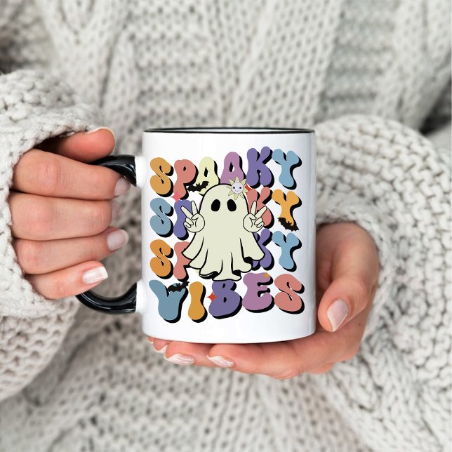 Halloween Spooky Western Ghostie Coffee Tasse (Halloween Spooky Western Ghostie Coffee Mug)