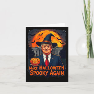 Halloween Spooky Wieder Funny Trump Halloween Karte