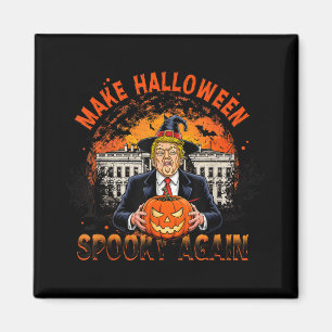 Halloween Spooky Wieder Funny Trump Halloween Magnet