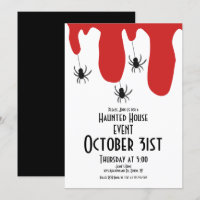 Halloween Spuk Blutspinnen