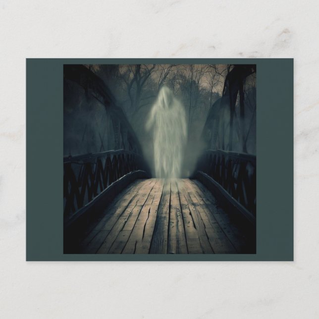 Halloween - Spuk Bridge 2 Postkarte (Vorderseite)