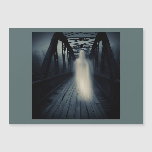 Halloween - Spuk Bridge 3 Magnetkarte (Vorderseite)
