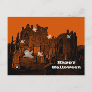Halloween Spuk Friedhof Friedhof Postkarte