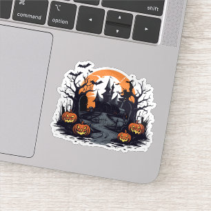 Halloween Spuk Hausaufkleber Aufkleber