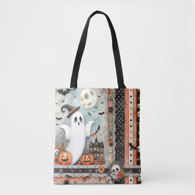Halloween Spuk House Ghost Pumpkin Bats (Vorderseite)