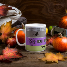 Halloween Spuk House Hexe's Brew-Tasse