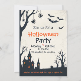 Halloween Spuk House Party Einladung