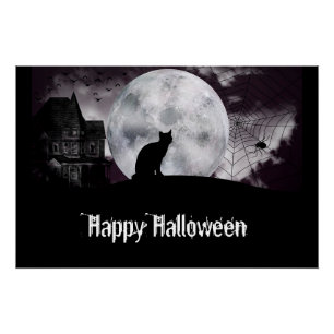Halloween Spuk House Poster