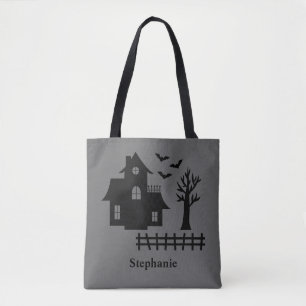 Halloween Spuk House Silhouette und Individuelle N