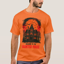 Halloween Spuk House T - Shirt Spooky Vintag