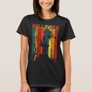 Halloween Spuk House Vintag T-Shirt