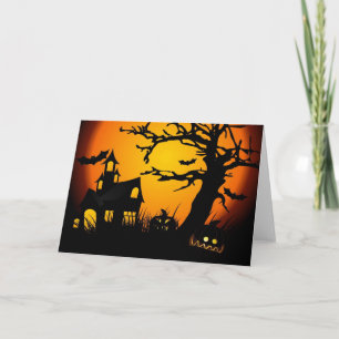 Halloween-Spuk Karte
