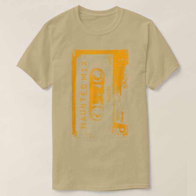 Halloween Spuk Mitape Retro 90er Cassette T-Shirt (Design vorne)