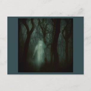 Halloween - Spuk Wald 1 Postkarte