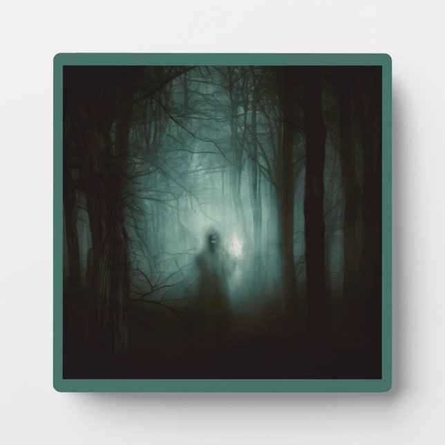 Halloween - Spuk Wald 2 Fotoplatte (Vorderseite)
