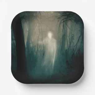 Halloween - Spuk Wald 3 Pappteller