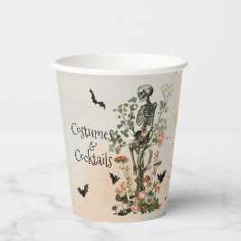 Halloween Spuk Waldkostüme und Cocktail Pappbecher