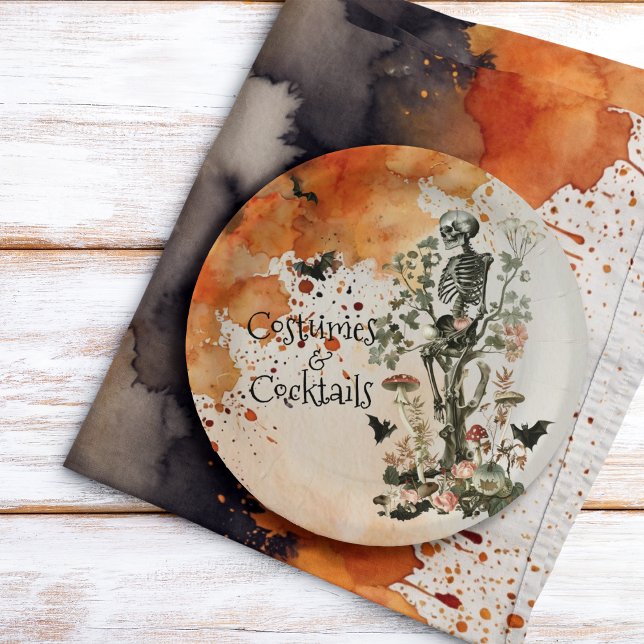 Halloween Spuk Waldkostüme und Cocktail Pappteller (Von Creator hochgeladen)