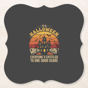 Halloween Spukhaus Ein Guter Schreck Design_1 Untersetzer