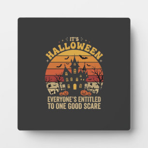 Halloween Spukhaus Ein Guter Schrecken Design_1 Fotoplatte