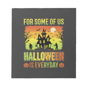 Halloween Spukhaus für einige von uns Notizblock