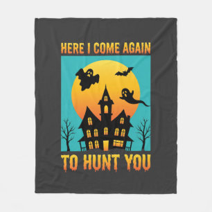 Halloween Spukhaus hängt mit meinen Hexen Fleecedecke