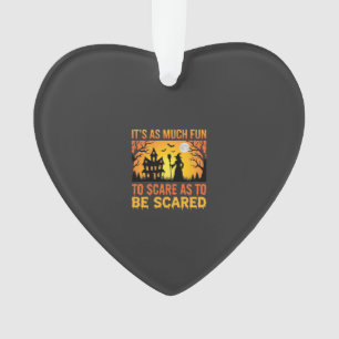 Halloween Spukhaus Hexe Erschreck Zitat Ornament