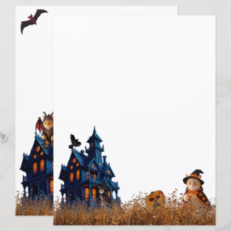 Halloween Spukhaus Katzen und etwas Spaß
