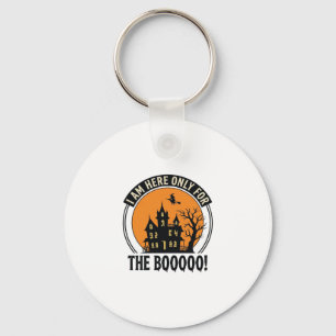 Halloween Spukhaus Lustiger Boo Vintage_1 Schlüsselanhänger