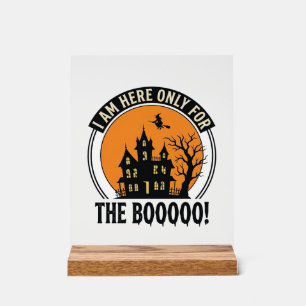 Halloween Spukhaus Lustiges Boo Vintage_1 Acrylschild