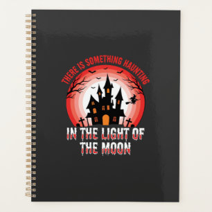 Halloween Spukhaus Mondlicht Hexe Planer