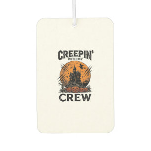 Halloween Spukhaus Schleich Mit Meiner Crew Shirt Autolufterfrischer